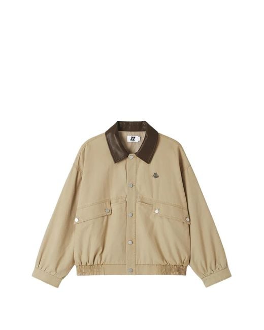 Izzue Natural Button-Fastening Jacket