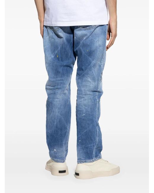 DSquared² Blue Cotton Jeans for men