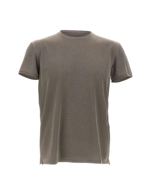 Rrd Gray Micro-Piqué Crew-Neck T-Shirt for men