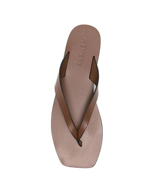 A.Emery Natural Kinto Leather Sandals