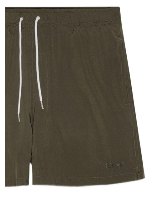 NN07 Green Drawstring Swim Shorts for men