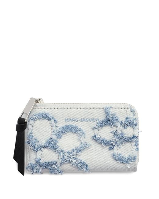 Marc Jacobs Blue Daisy Denim Wallet