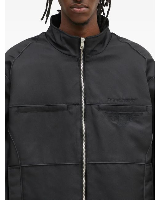 Represent Black Overdrive Racing Jacket for men