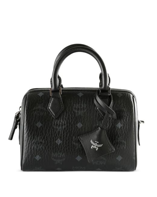 Sac Cabas Monogrammé Ella MCM en coloris Black