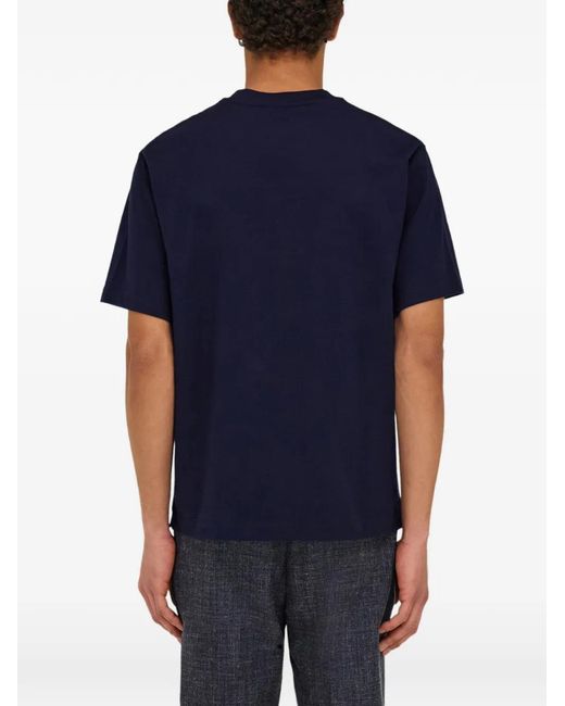 Ferragamo Blue Logo T-Shirt for men