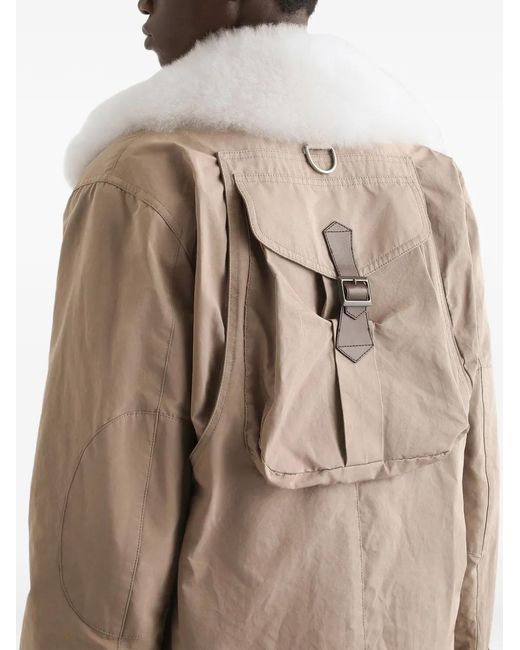 Dolce & Gabbana Natural Waxed Faille Jacket for men