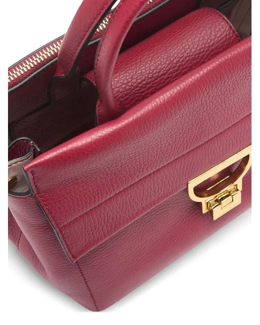 Coccinelle Medium Arlettis Textured Leather Tote Bag