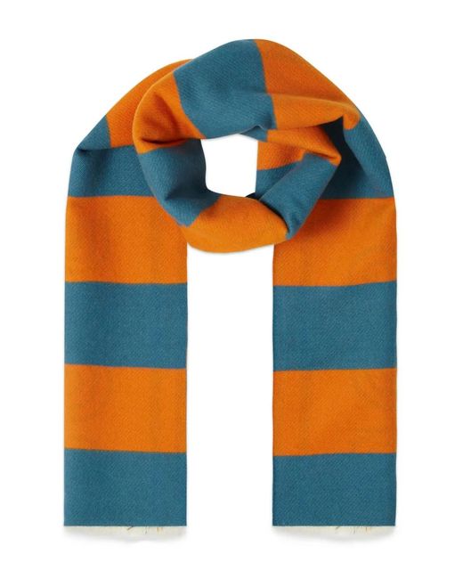 LaDoubleJ Orange Raise Your Vibration Striped Scarf
