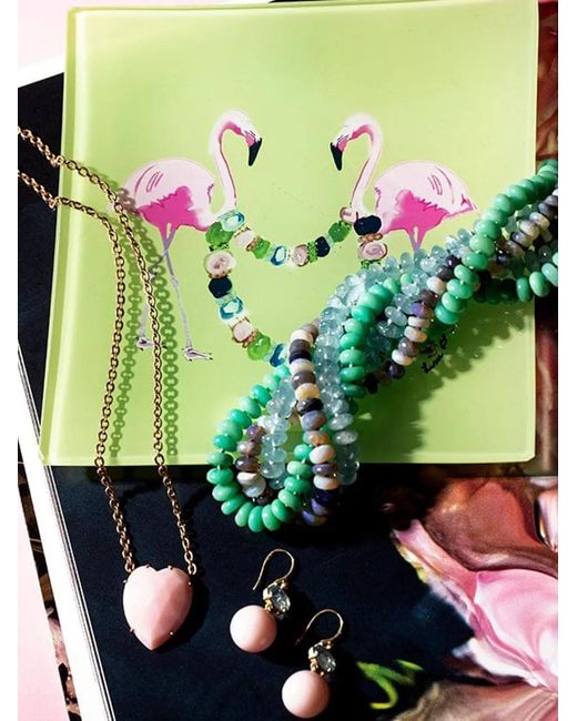 Irene Neuwirth Blue 18Kt Beaded Candy Aquamarine Necklace