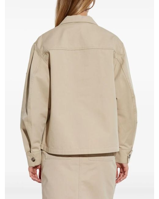 Anine Bing Katoenen Shirtjack in het Natural