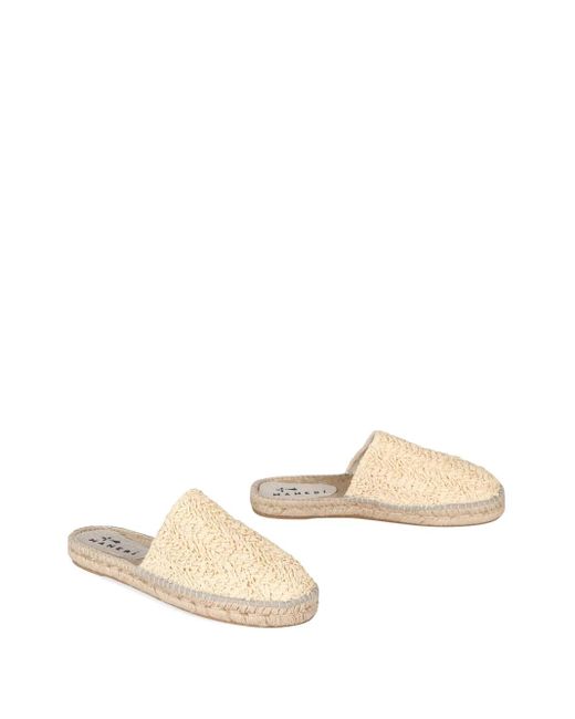 Manebí Natural Raffia Woven Espadrilles
