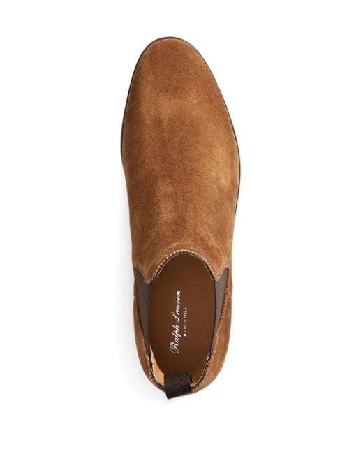 Botines con detalle de hebilla Ralph Lauren de hombre de color Brown