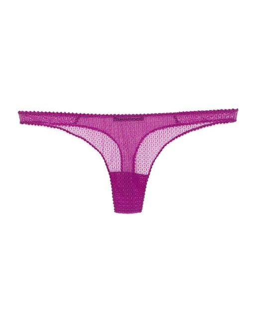 Kiki de Montparnasse Gehaakte String in het Purple