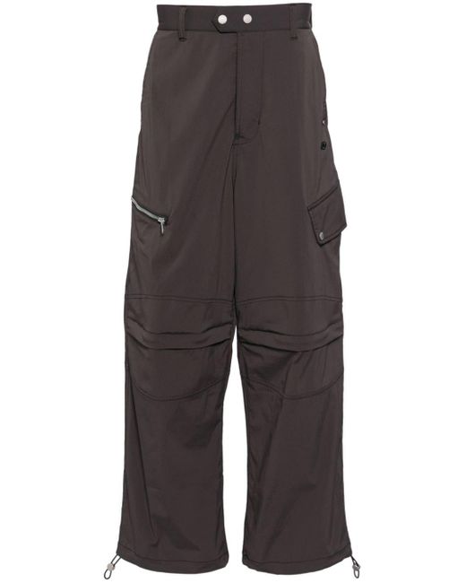 FIVE CM Gray Wide-leg Cargo Pants for men