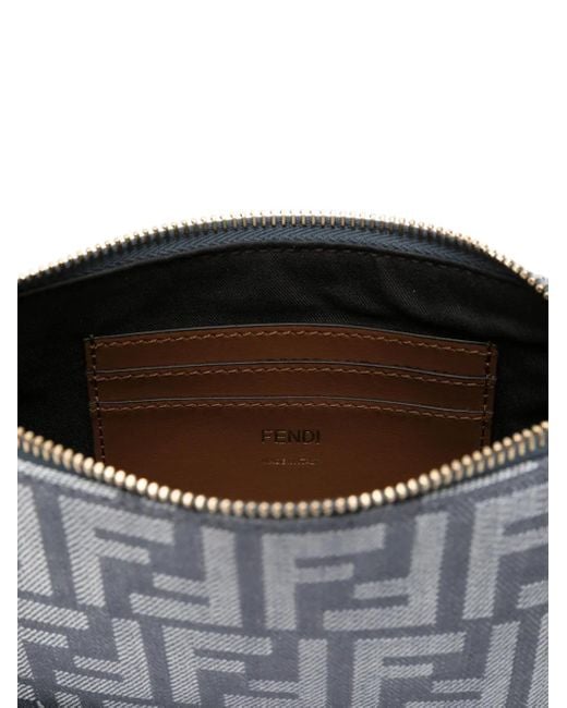 Fendi White Baguette Shoulder Bag