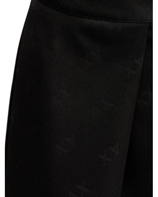 ARMANI EXCHANGE Black Patterned Mini Skirt