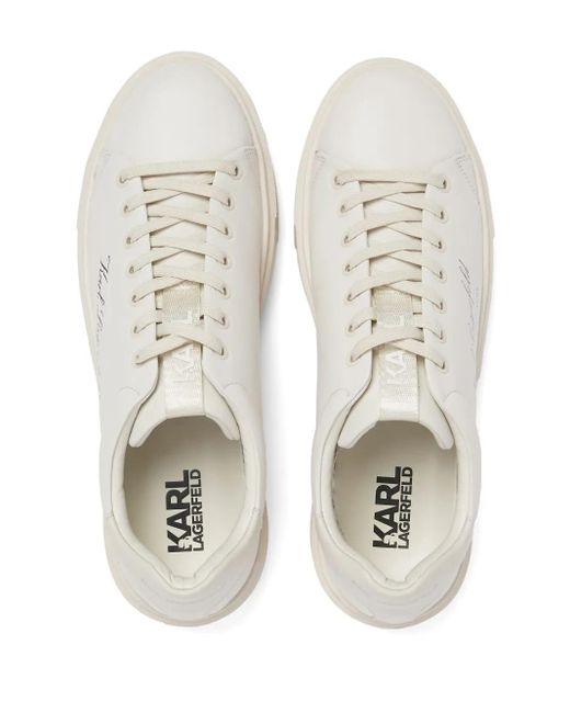 Karl Lagerfeld Maxi Kup Hotel Karl Sneakers in het White voor heren