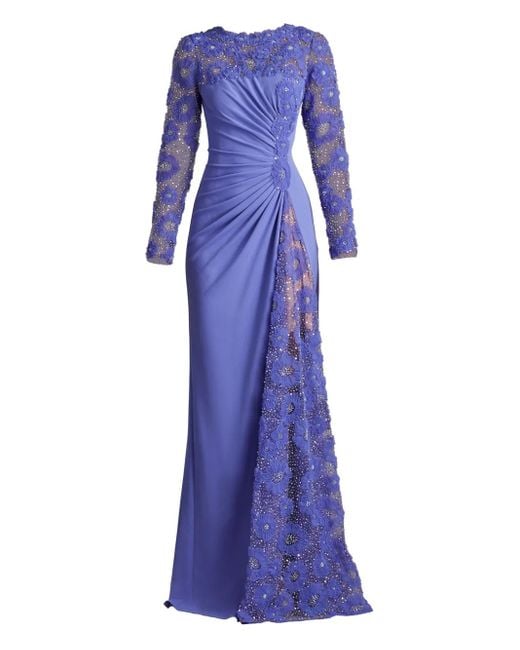 Abito Con Paillettes di Tadashi Shoji in Purple