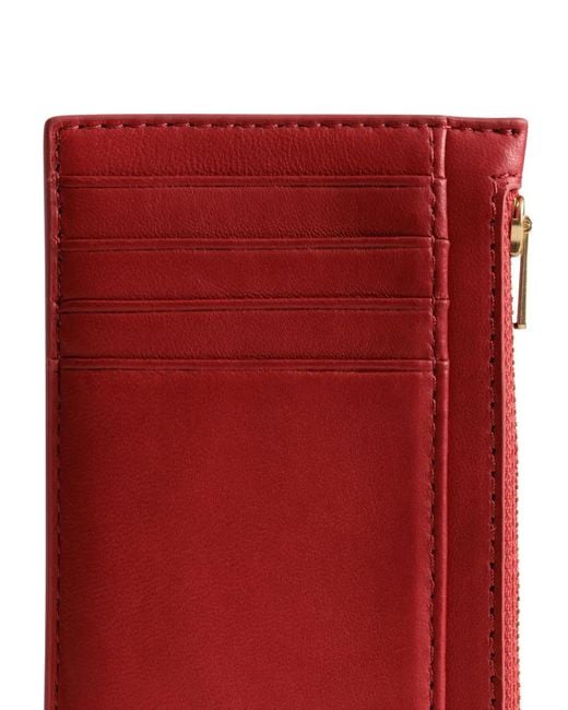 Yu Mei Red Frank Cardholder