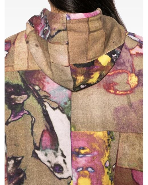 Kidsuper Pink Faces Collage Hooded Jacket for men