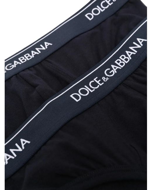 Dolce & Gabbana Set Aus Zwei Shorts Mit Logo-Bund in Blue für Herren