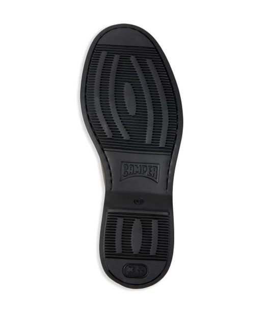 Camper Black Norman Leather Loafers for men