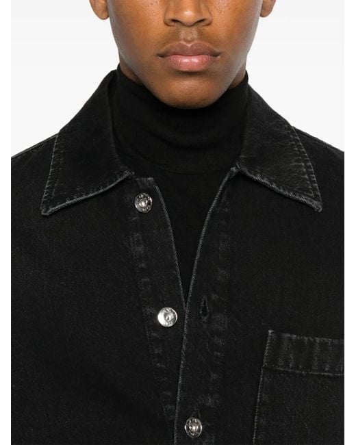 Lanvin Black Surchemise Droite Shirt for men
