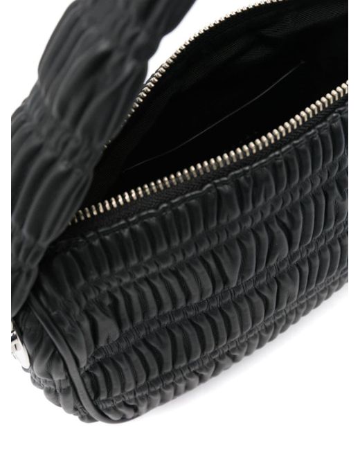 Marc Jacobs Black Shirred Shoulder Bag