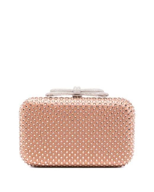 Mach & Mach Pink Bow-Embellished Mini Bag