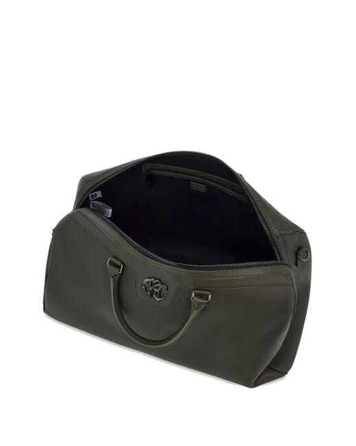 メンズ Roberto Cavalli レザー ハンドバッグ Black