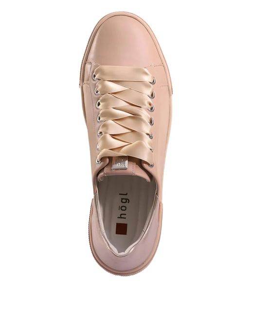 Högl Blade Sneakers Met Plateauzool En Metallic Hak in het Pink