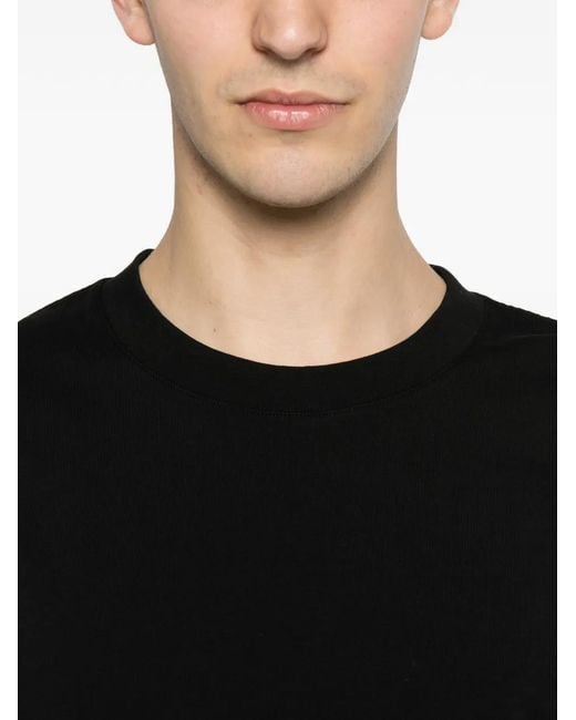 Sandro Black Oversized-Fit Short-Sleeve T-Shirt for men