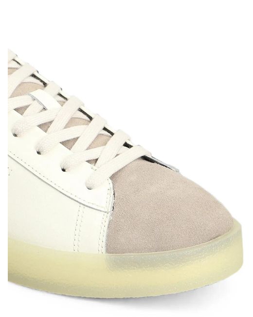 Autry Natural Suede-Panelled Logo-Patch Sneakers for men