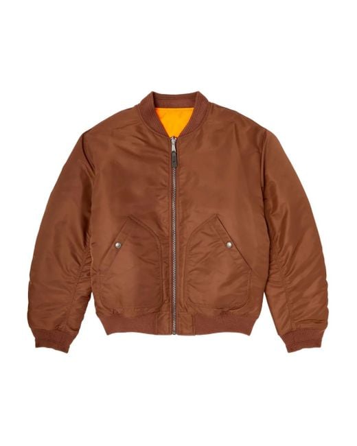 DIESEL Brown J-Held Bomber Jacket for men