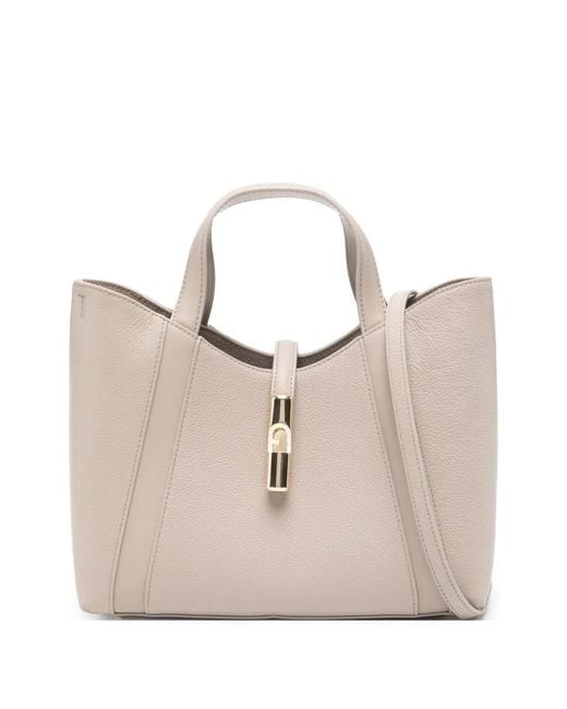 Furla Natural Goccia Buckle Tote Bag