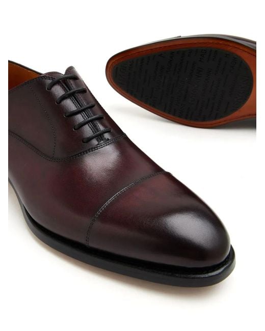Magnanni Shoes Brown Ombré-Effect Oxford Shoes for men