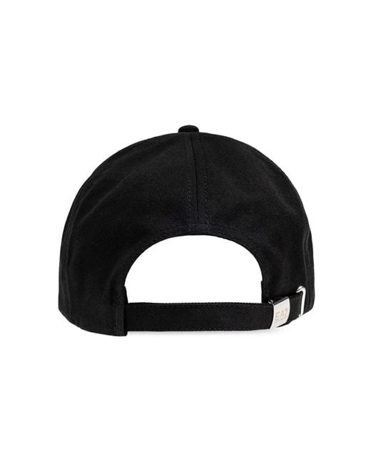EA7 Black Baseballkappe Mit Logo-Print