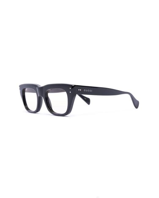 Gucci Black Square-Frame Sunglasses