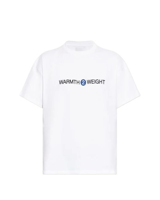 Roa White Lettering T-Shirt for men