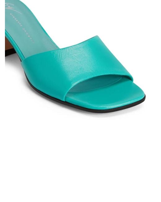 Sandalias con tacón de 45 mm Giuseppe Zanotti de color Green