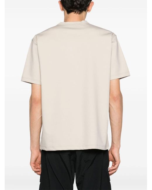 Junya Watanabe White Round-neck Short-sleeve T-shirt for men