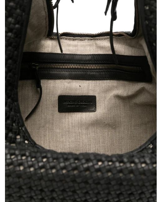 Officine Creative Black Vicky Shoulder Bag