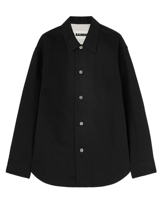 メンズ Jil Sander デニムシャツ Black