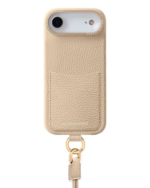 Maison De Sabre Natural Sling Iphone 17 Air Case