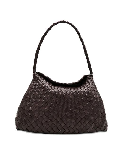 Dragon Diffusion Santa Maria Woven Shoulder Bag in Black | Lyst UK