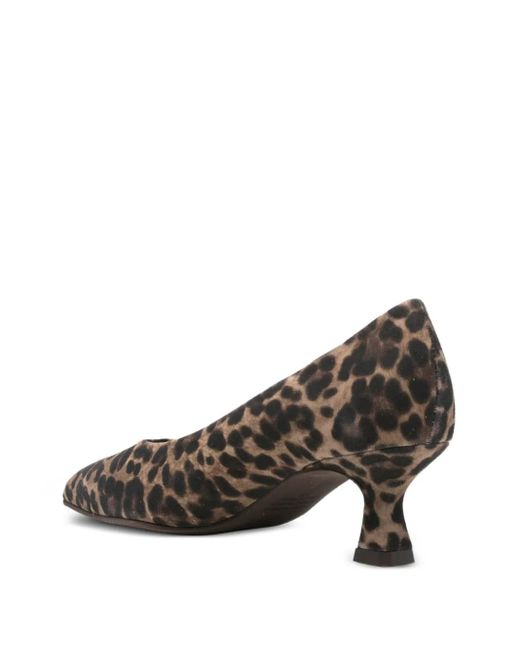 Pedro Miralles Brown 60Mm Leopard-Print Pointed-Toe Pumps