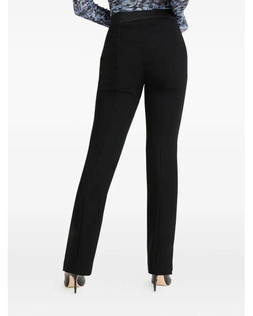 Cinq À Sept Black Split-Hem Trousers