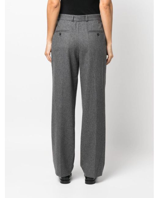 Pantalon de tailleur à pinces Totême  en coloris Gray