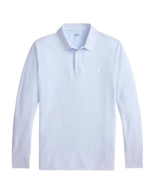 Polo Ralph Lauren Blue Long-sleeve Polo Shirt for men