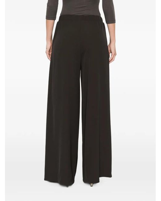 Imperial Black Elasticated Palazzo Pants